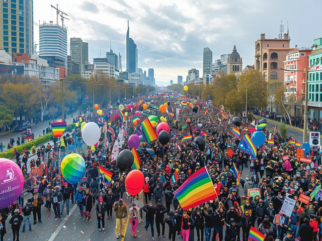 Histórica Marcha del Orgullo 2024 reúne a 30,000 personas en el centro de Santiago